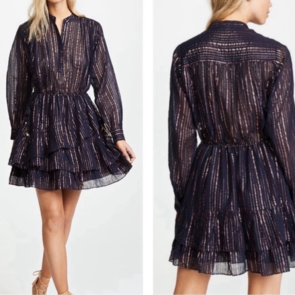 Ulla Johnson Della size XS dress with metallic stripes